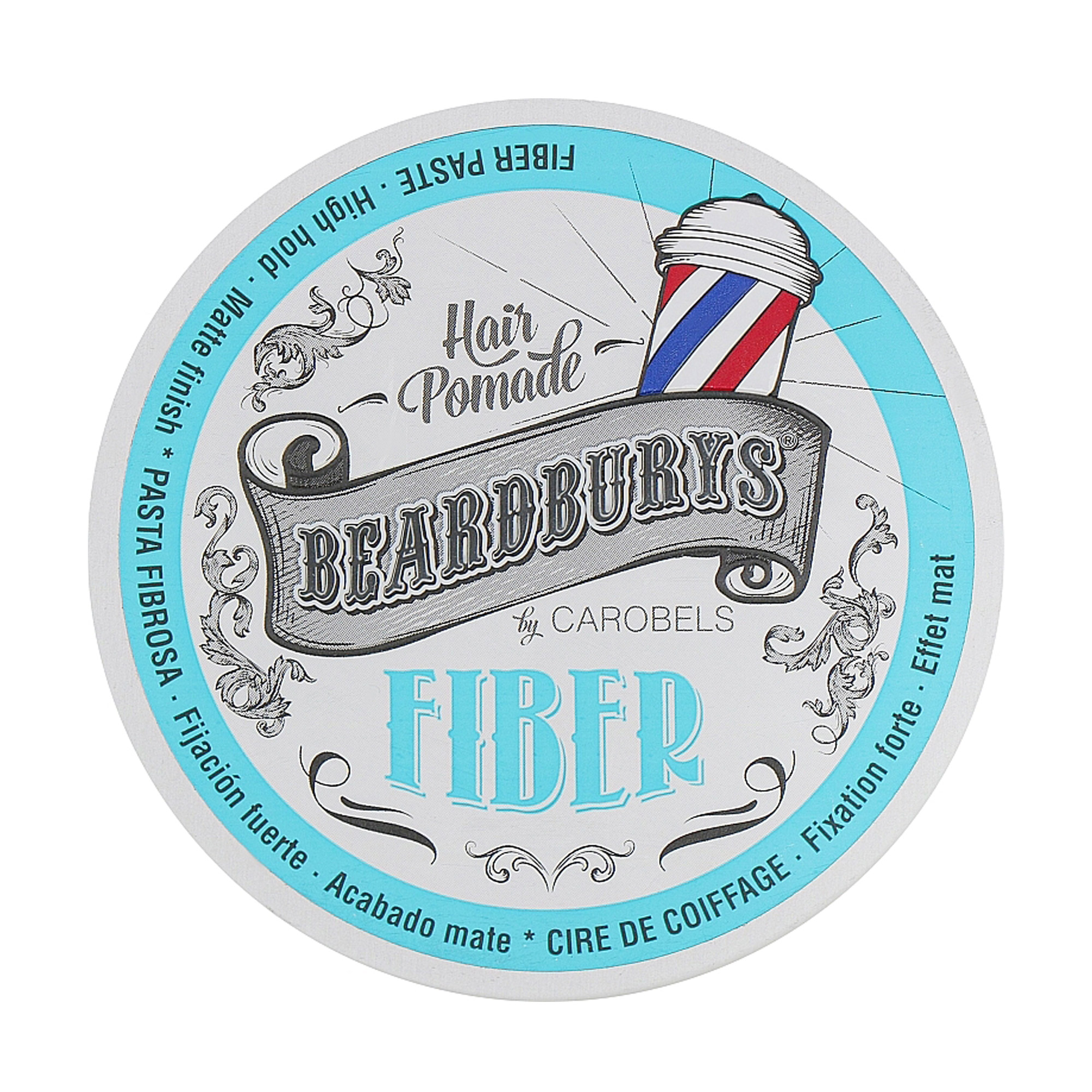 Чоловіча текстурувальна паста для волосся Beardburys Fiber Hair Pomade з волокнами, 100 мл